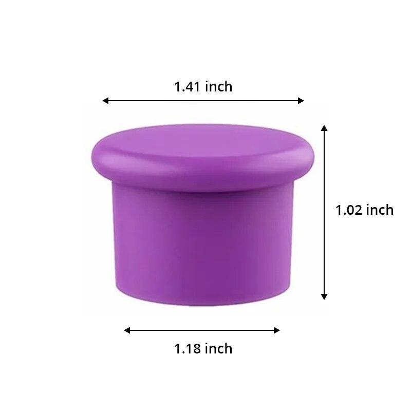1PC Candy Colors Silicone Stoppers Leak Free Wine Bottle Stoppers Kitchen Bar Tools For Red Wine And Beer Bottle Cap