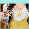 Dolphin Resin Starfish Necklace For Women Summer Beach Vacation Jewelry Accessory