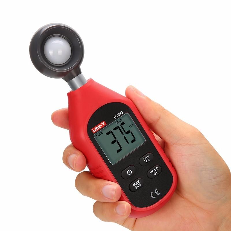 UNI-T UT383 UT383BT Digital Luxmeter Only UT383BT Bluetooth Mini Light Meter Environmental Test Equipment Handheld Illuminometer