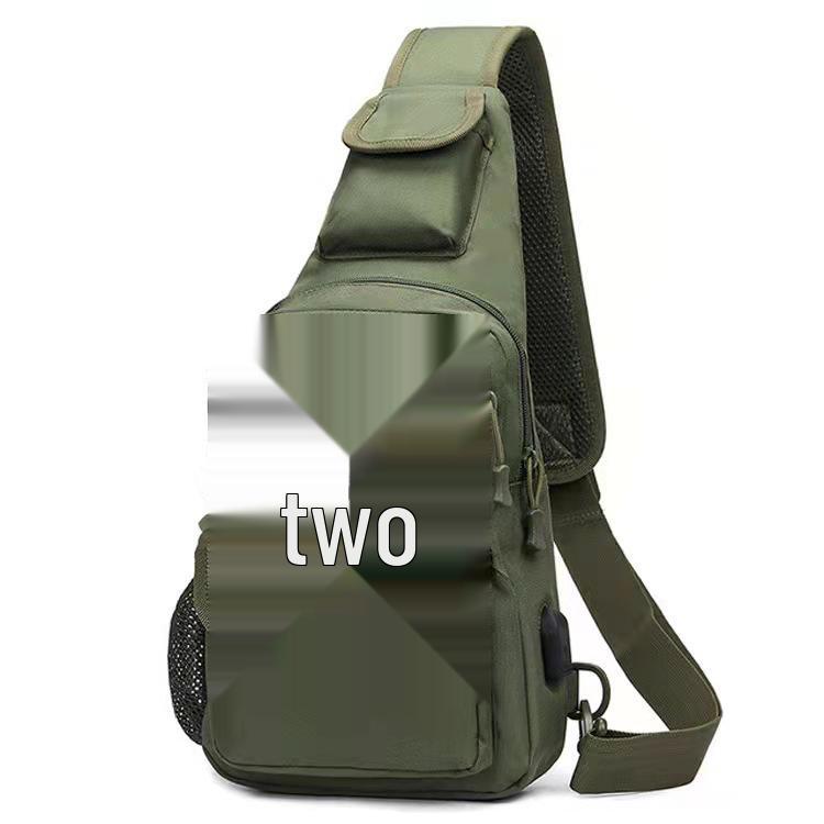 Men's Camouflage Tactical Crossbody Chest Bag - Multifunctional Outdoor Shoulder Pack
