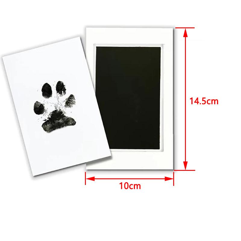 Pet Dog Cat Paw Print Ink Set Pad Baby Handprints Safe Non-toxic Wash Free Easy Clean Diy Handprints Footprints Pet Souvenirs
