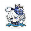10CM Anime Genshin Impact Figure Stand Model Furina de Fontaine Cute Desk Decor Standing Sign Gifts