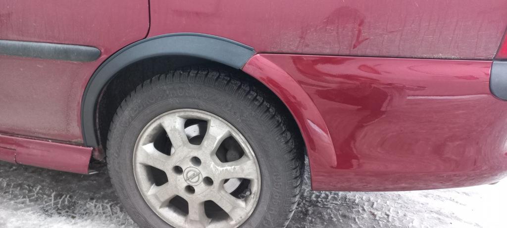 Накладки на арки (4 шт, черные) ABS пластик для Opel Vectra B 1995-2002 гг