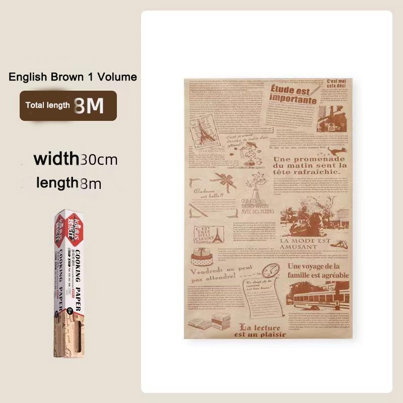 

Одноразовая бумага, впитывающая масло для выпечки