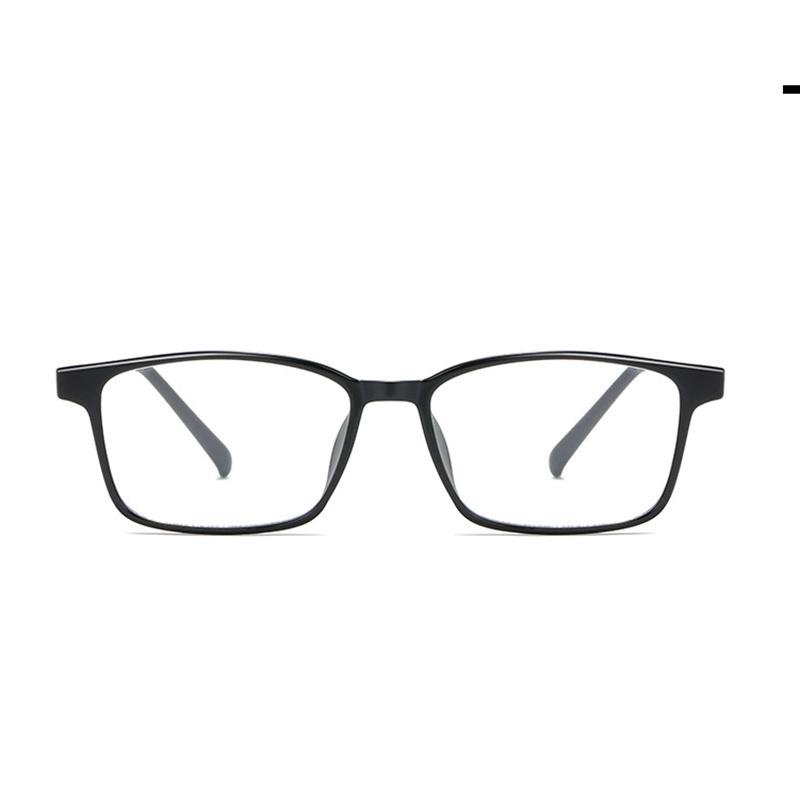 Blue Light Blocking Discoloration Glasses Men Women Ultralight TR90 Alloy Optical Frame Eyeglasses Square Computer Eyewear