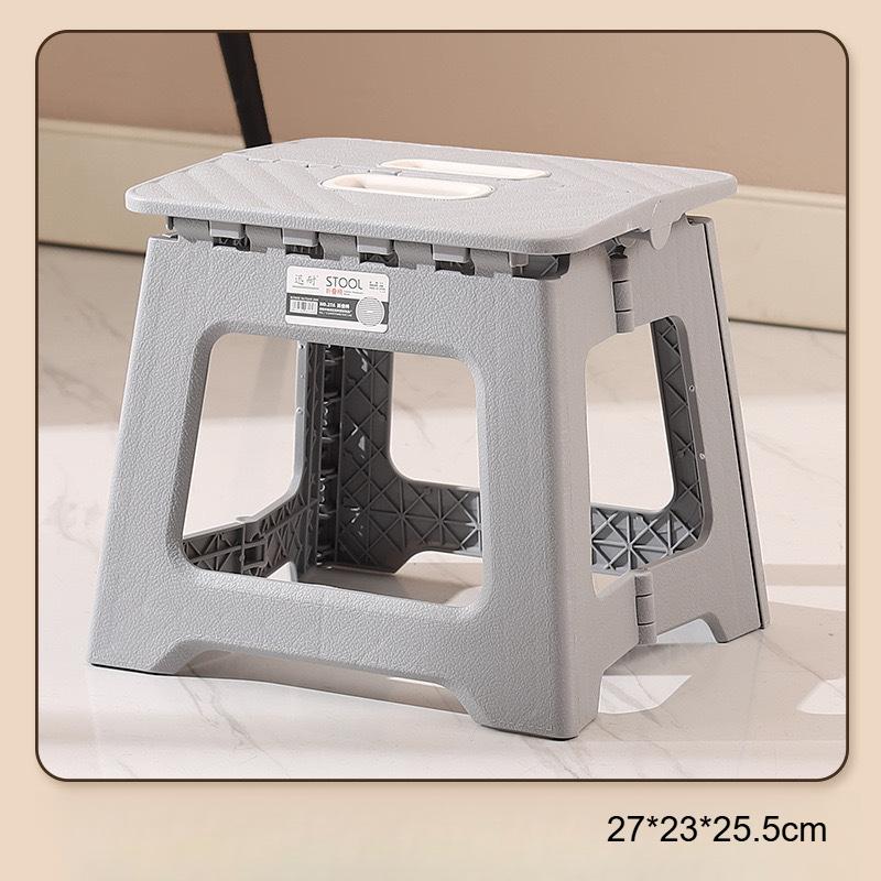 Portable Folding Stool for Outdoor Activities - Thickened Plastic, Lightweight Design