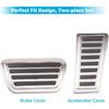 Motrobe Pedal Cover for Dodge Ram 1500 2019-2026 Accessories Aluminum Alloy | Brake Gas Fuel Accelerator Foot Pedal Pad Kit with Anti-Slip Mat, Not