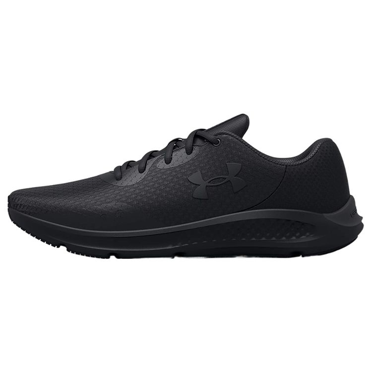 Under Armour Charged Pursuit 3 4E Wide Triple Black Men Sneakers 3025801-002