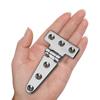 A84E-Marine Grade T Hinges, Boat Hinges, No Noise, Heavy Duty 316 Stainless Steel With Screws (2 PCS)
