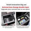 Armrest Storage Box Center Console Organizer For BMW X3 G45 2025 Center Console Armrest Storage Box Tray Interior Accessories