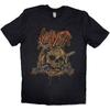 Slayer Mens T Shirt Black Skull Pumpkin Knives Band Logo Official