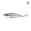 Little Silver Sinking Pencil Lure 3.2g: Long-Cast Wobbling Artificial Bait for Freshwater Fishing