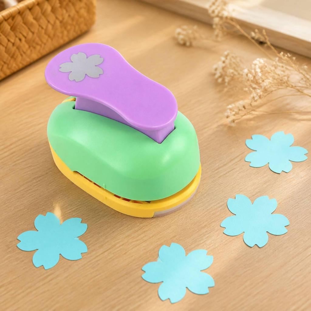 Manual Paper Decorative Hole Punch Accurate Cm Shape Smooth Cutting for Crafters, Teachers,
