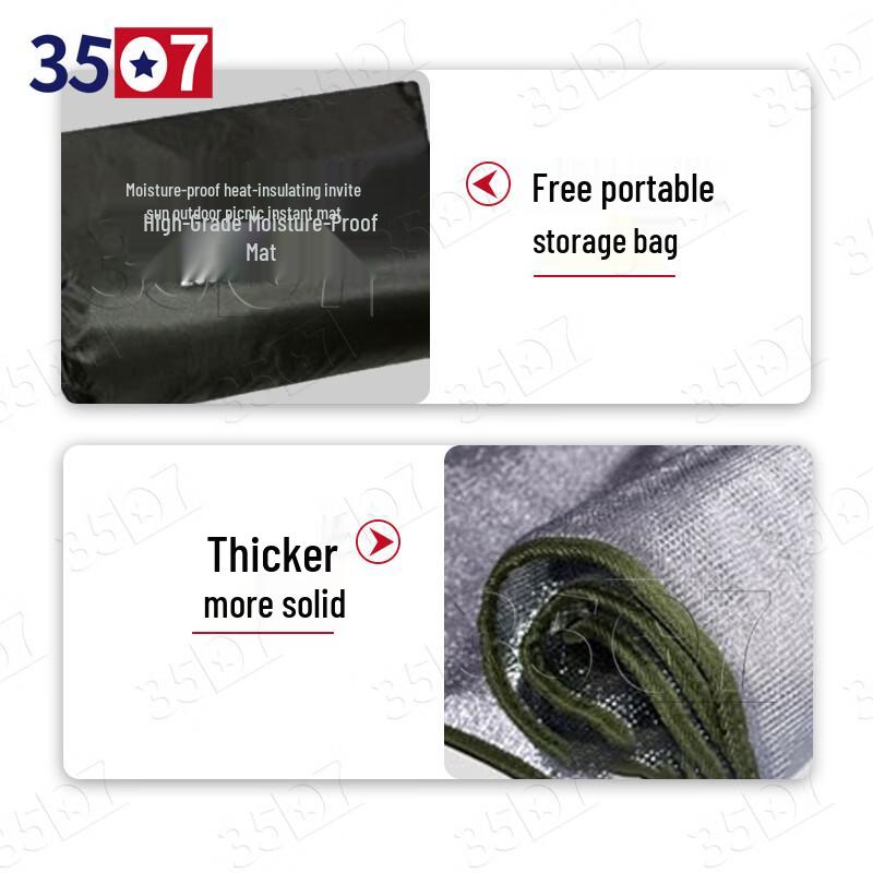 Doppelseitige Aluminiumfolien-Campingmatte