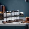 Einzelportion Kaffeebohnen Aufbewahrungsröhrchen Halter Keller Professionelles Aroma Display Rack 8