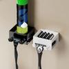 No Drilling Required Razor Storage Holder Multi-Functional 3-in-1 Shaver Hook Shower