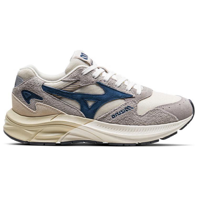 Mizuno Pi Retro Comfortable Durable Low-Top Running Shoes Unisex sneaker Gray Blue D1GH232306