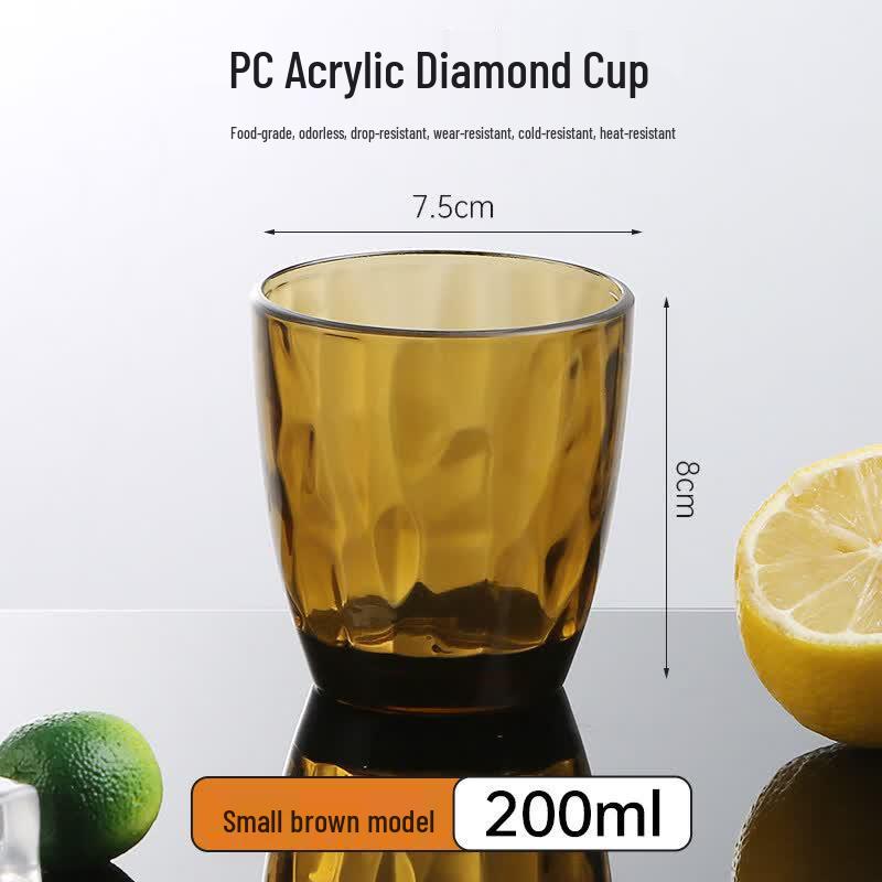 Acrylic Diamond Beverage Cups