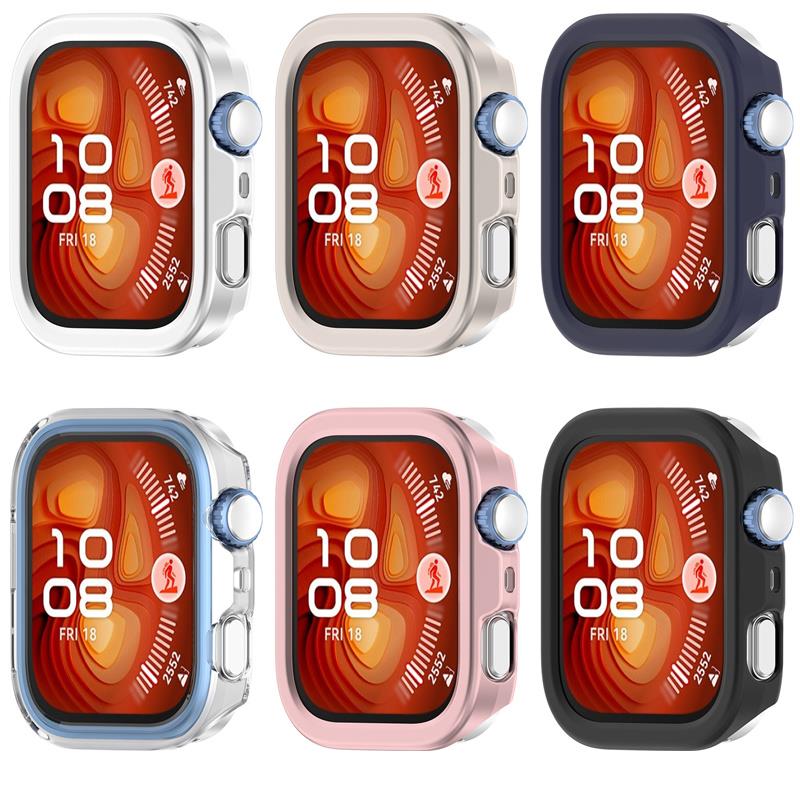 PC Hollow Case Glass For Huawei Watch Fit 4 Pro Smartwatch Screen Protector Frame Bumper for Huawei Fit 4  Cover Shell