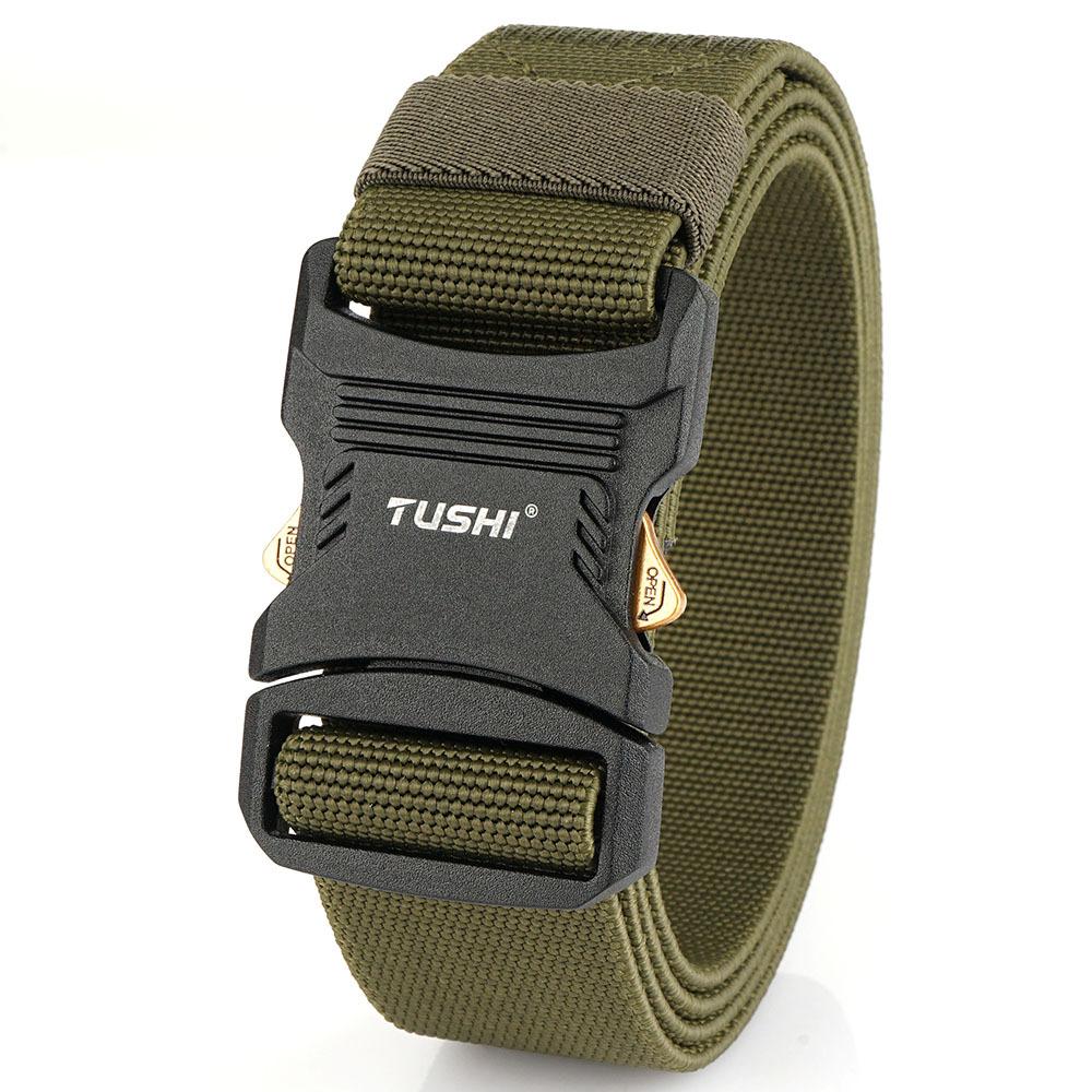 New quick-release alloy buckle tactical nylon belt tooling outdoor training belt casual men's belt
