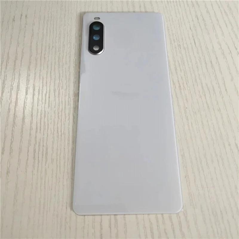 Glass Back Cover For Sony Xperia 10 II Back Housing Cover Rear Repair Parts With Adhesive