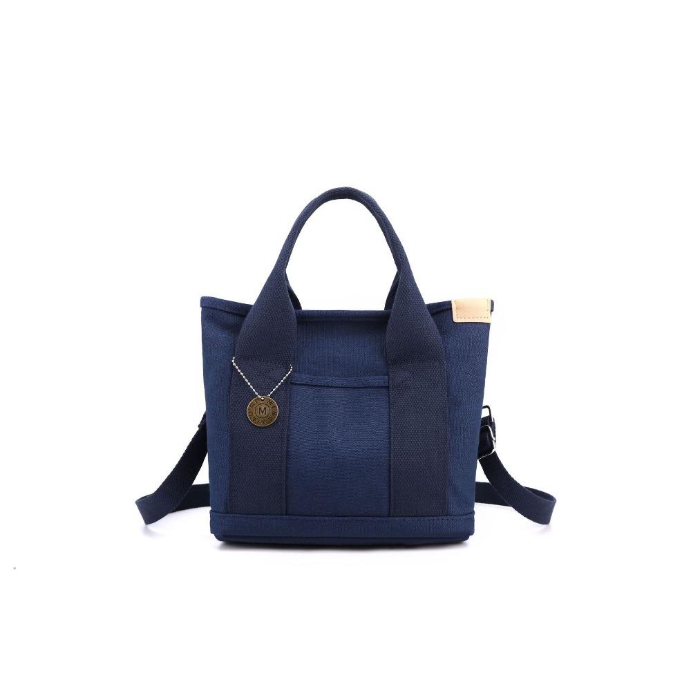 

Japanese Women s Bag, Large Capacity Women s Handbag, Crossbody Single Shoulder Handbag, Canvas Tote Bag темно-синього кольору