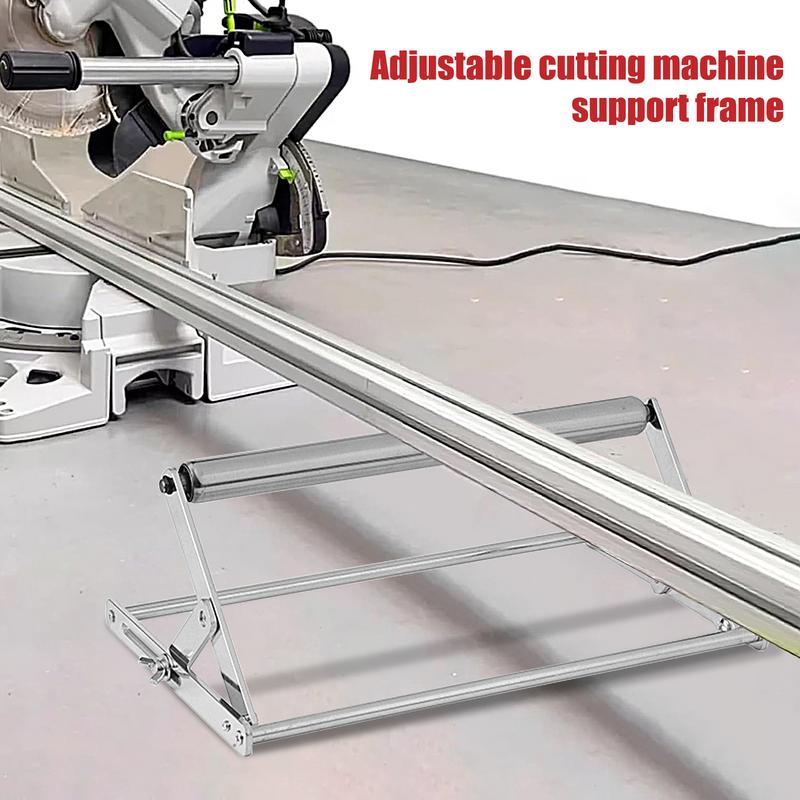 Gehrungssägetisch, tragbarer Sägeständer aus Edelstahl, höhenverstellbar, rostfrei, faltbar, Stützrahmen für Schneidemaschinen, Werkzeug