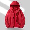 Outdoor Jacket Autumn and Winter Men's and Women's Velvet Liner Three-in-one Two-piece Set Plus Liner Thickened Windproof