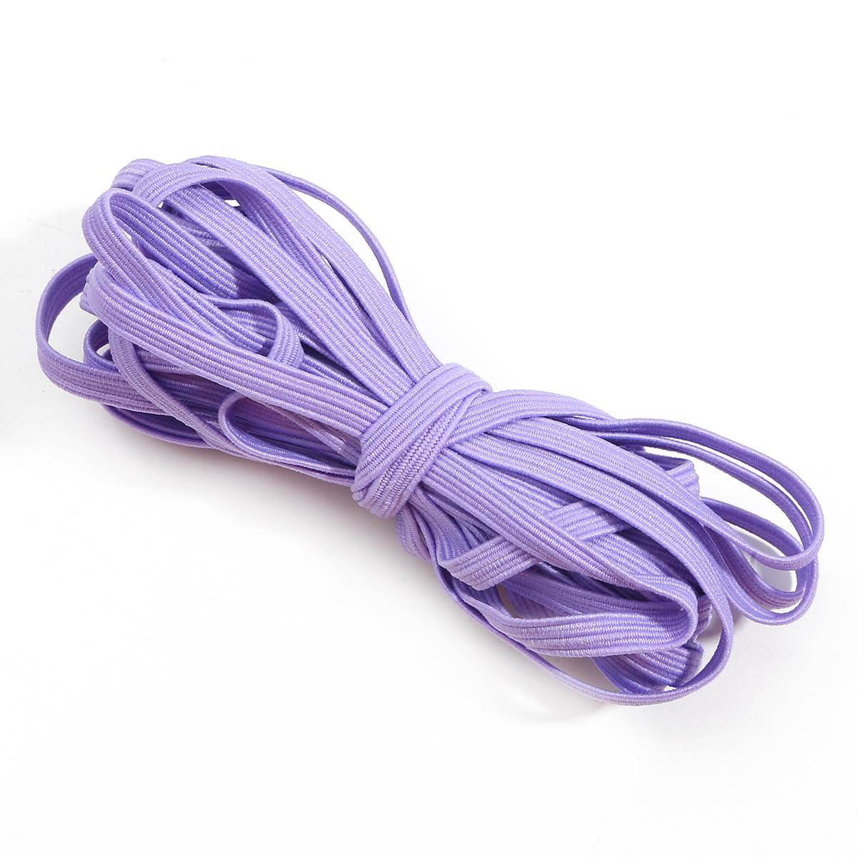 

5 м/пакет, полиэстер, плоская эластичная веревка, одежда для самостоятельного изготовления, резинка для волос, аксессуары для дома 6mm 5M/bag