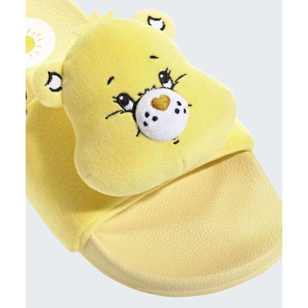 Care Bears X Adidas  Adilette Slide Preloved Yellow Women Sandals Almost-Yellow Footwear-White Preloved-Yellow KH9956