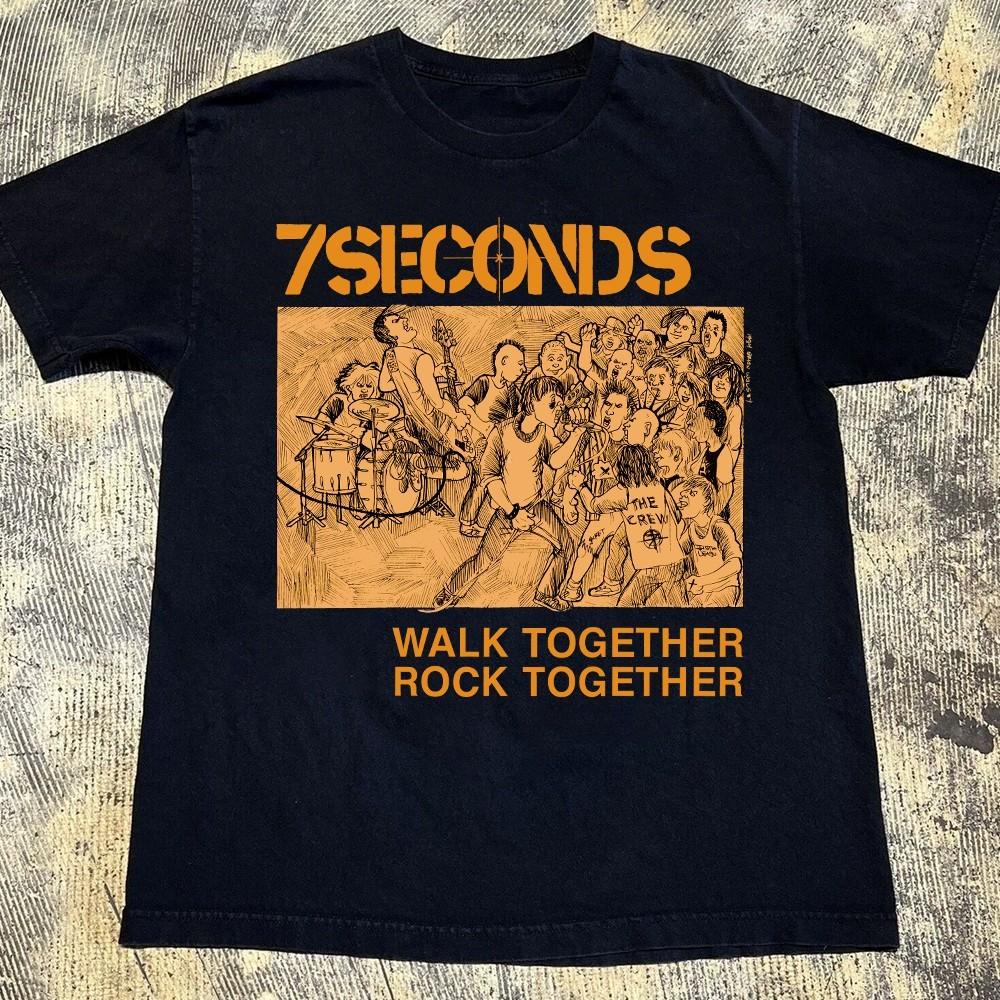 Retro 7 Seconds Band Cotton All Size Shirt K7.73 S