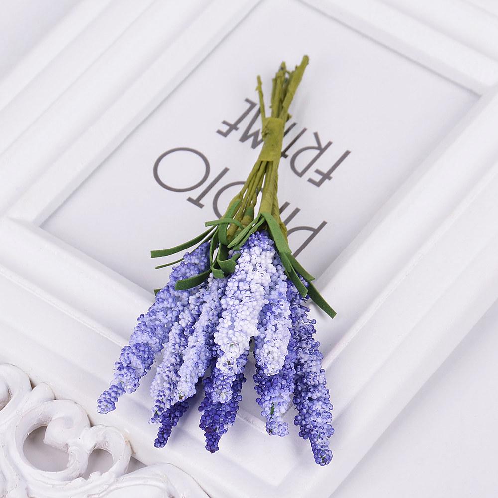 20PCs/lot Lavender Artificial Flowers Bouquet PE Foam Fake Flowers For Vase Home Room Decor DIY Wreath Wedding Decorations 2025