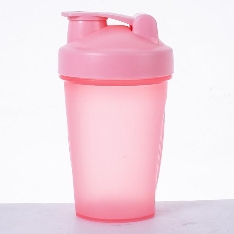 Sport Shaker Water Bottle 400ML Protein Powder Mixing Bottle Sport Fitness Gym Shaker Outdoor Portable Plastic Drink Bottle
