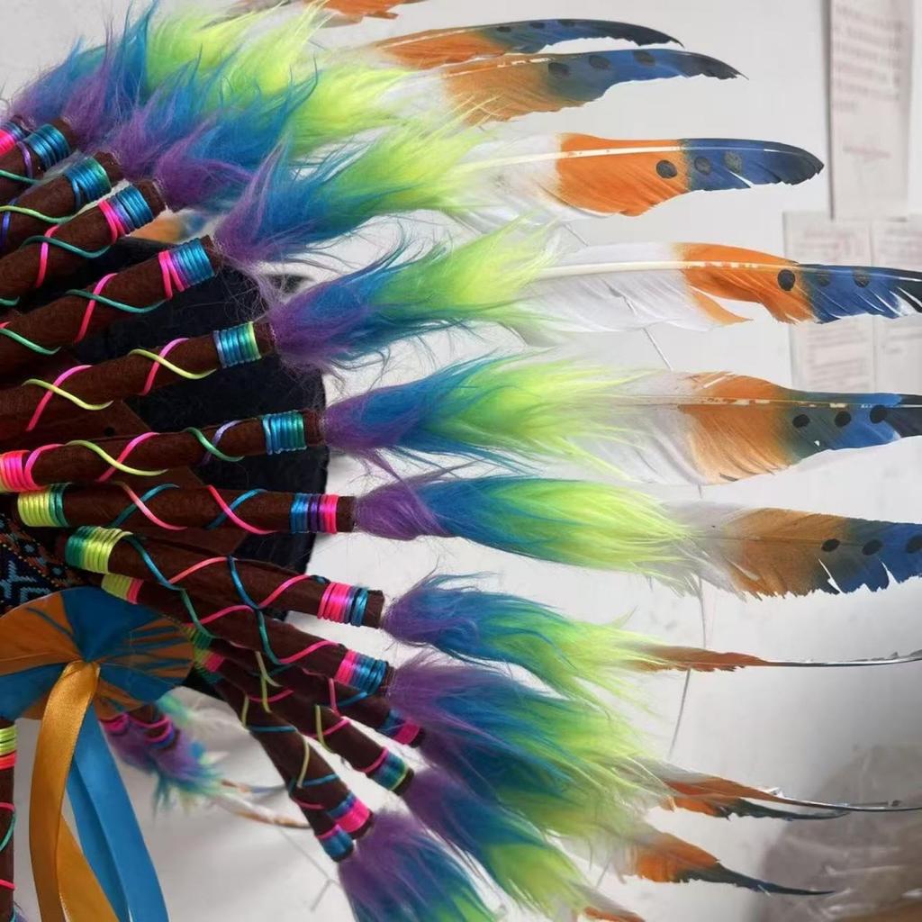 Feather Headdress Fashion Head Accessory Home Decors Photography Props Lightweight Headwear for Themed Parties Stage
