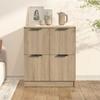 Sideboard Für Wohnzimmer, Doppeltürige Aufbewahrung, Sideboard Für Flur, Sideboard Für Sofa, Multifunktionaler Stauraum, 60x30x70 Cm