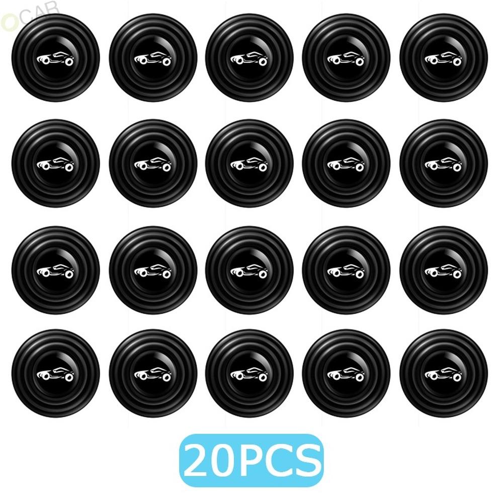 Car Anti-collision Pad Car Door Closing Anti-shock Protection Soundproof Silent Buffer Stickers Silicone Gasket Auto Accessories