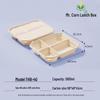 Mr. Corn Biodegradable 4-Compartment Lunch Box
