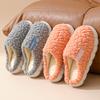 Cotton slippers women's winter new velvet warm slippers couple cotton shoes non-slip silent cotton mop slippers