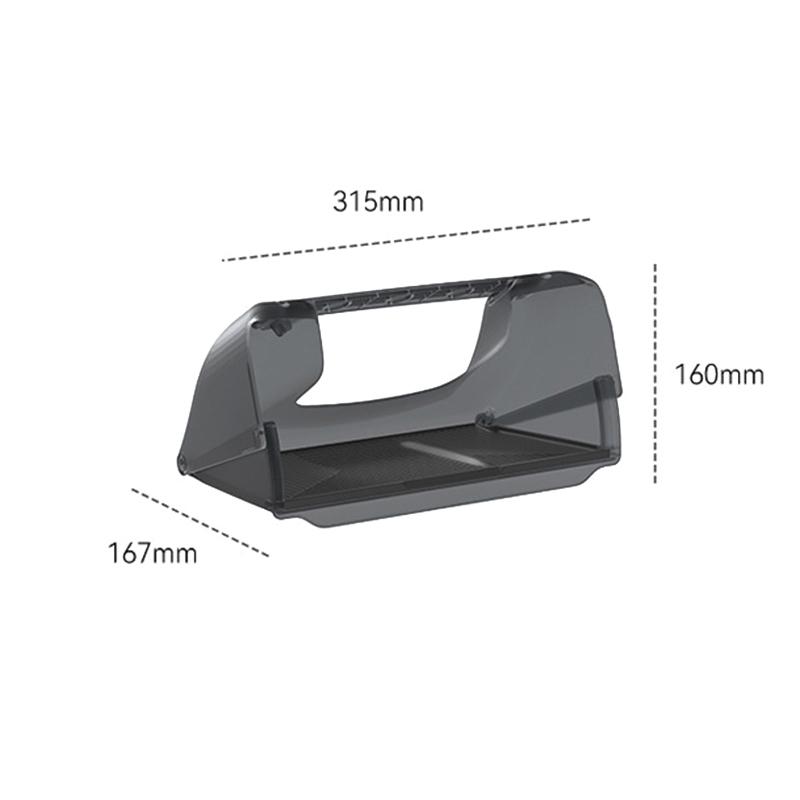For Model Y/3 Highland Model Y Juniper Hidden Storage Box Organizer Tray Under Central Control Screen Box Car Accessories