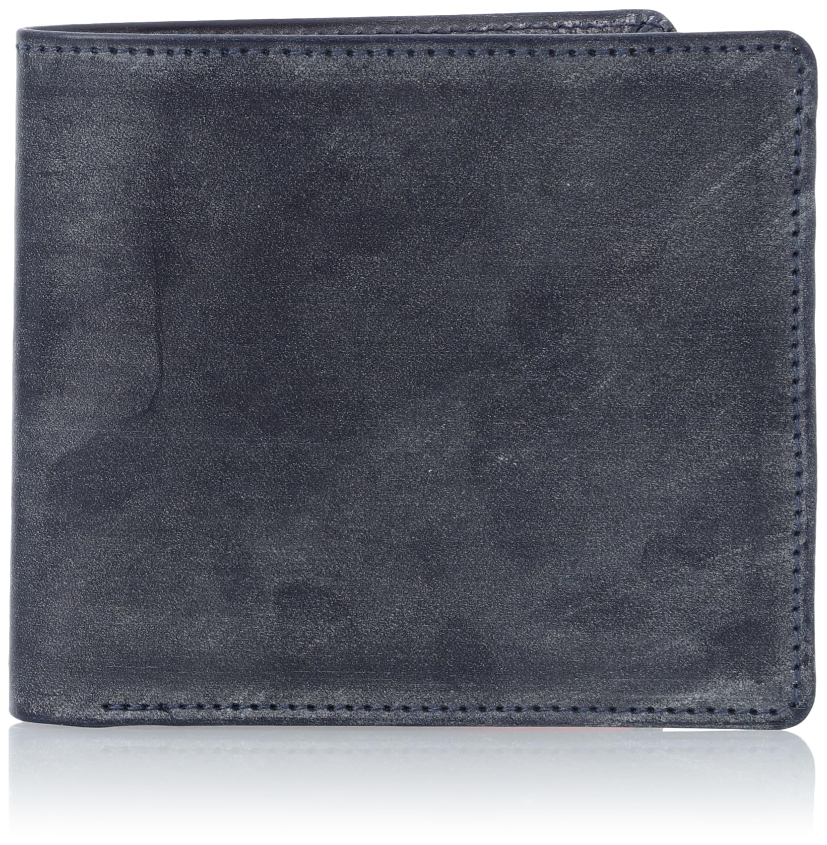 

House Bifold Wallet S2377 [White Cox] Men s NAVY/RED [Item]