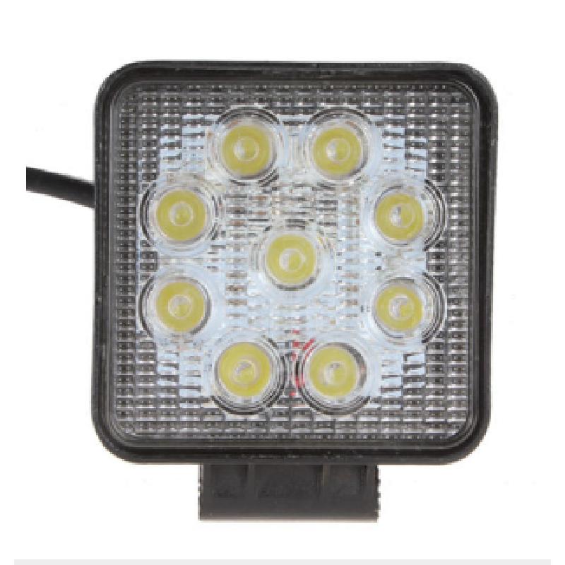 27W 9 Led Work Light Offroad Light Spot Beam Lamp Waterproof 425"X225"X425