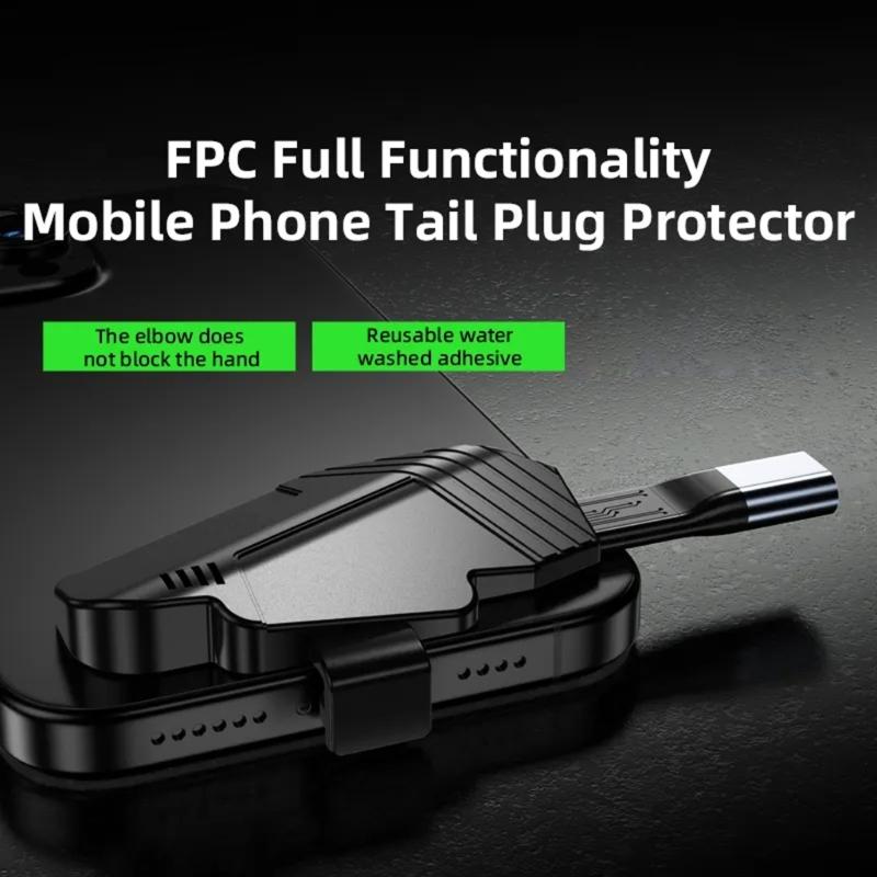Ergonomic Type C Phone Tail Plug Converter Compatible Multiple Devices Featuring Flexible and Fast Speed Data Transfer