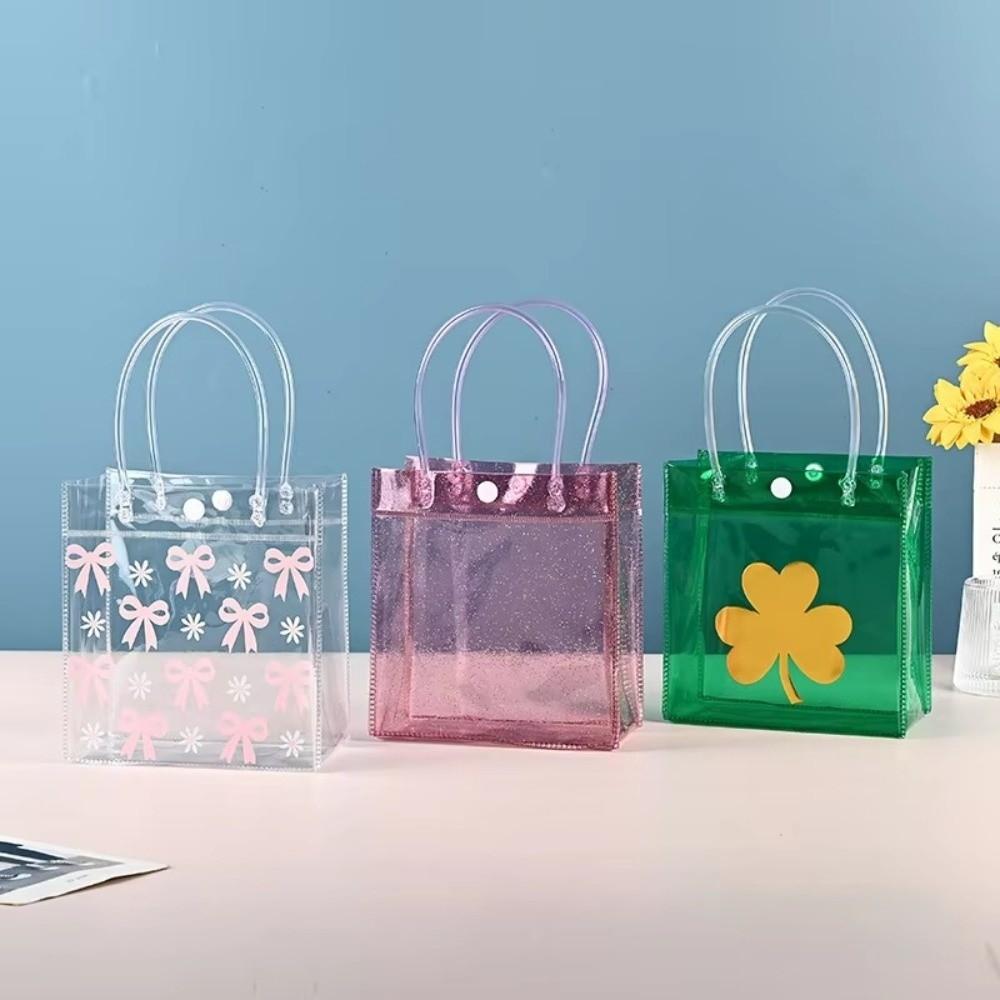 Mini PVC Handbag Large Capacity Gift Packaging Bag Cute Candy Bag