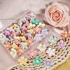 40 PCS Decorative Push P, Thumb Tacks for Bulletin Board, Cute Thumbtacks, Colorful Flower Pin Tacks for Cork Board Map Photo Poster Calendar