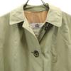 Aquascutum 70er 80er Vintage Edelstahl Kragen Mantel Khaki Damen Gebraucht