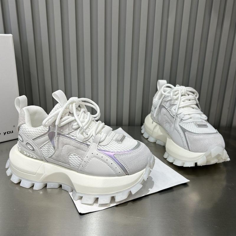 Fashion 2025 New Women Shoes Platform Breathable Sneakers Fashion Lace-up Comfortable Trainers Autumn Hot Sale Woman's Sport Shoes Mujer