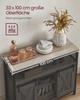 Sideboard, Kitchen Cabinet, Storage Cabinet With 2 Sliding Doors, 33 X 100 X 80 Cm, Adjustable Shelves, Country Style,