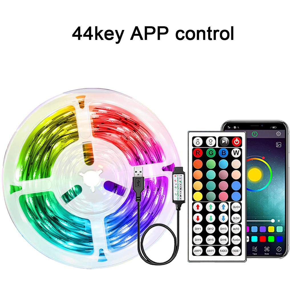 RGB Led Strip Lights 10m 20m 30m Led Room Light with Remote and APP Control RGB Ribbon for Room Home Party Decoration