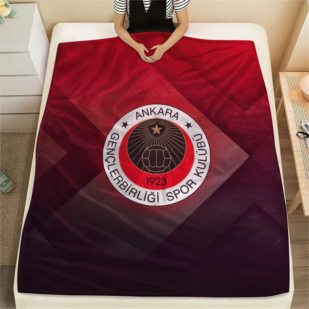 Gençlerbirliği S.K.  Print Flannel Blanket, High quality Comfortable for All Seasons, Home Decor, Warmth and Comfort