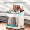 Plastic Kitchen Utensil Holder Draining Cutlery Organizer Kitchen Countertop Storage Basket Chopsticks Storage Holder